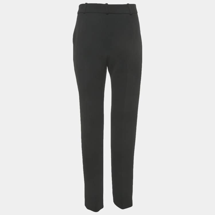 Pre Owned Balenciaga Black Crepe Tailored Trouser M 