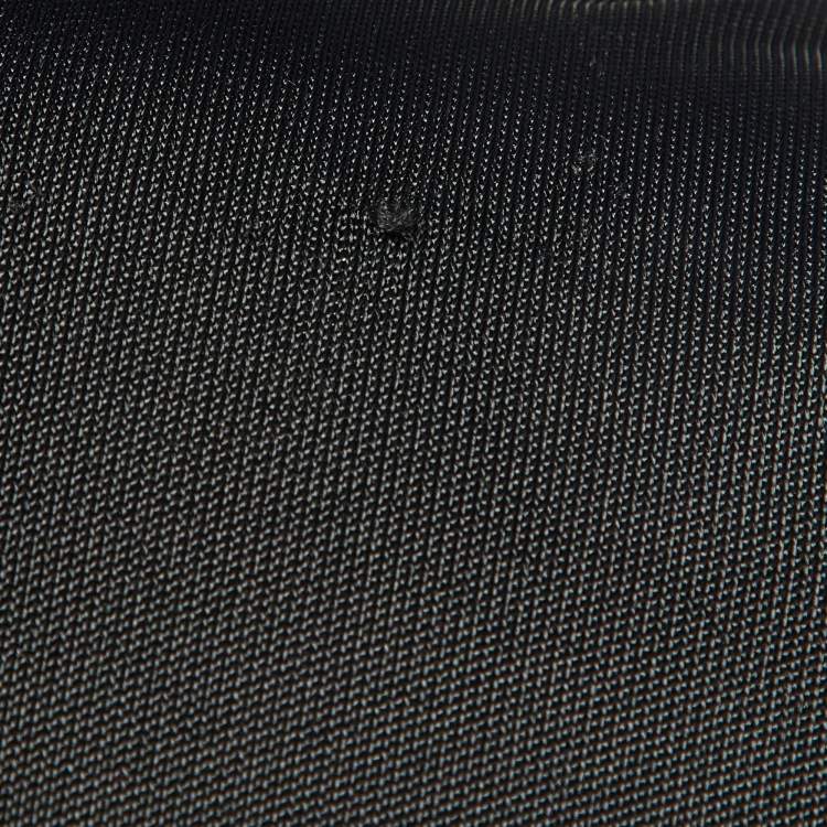 Pre Owned Balenciaga Black Jersey Double Breasted Jacket M