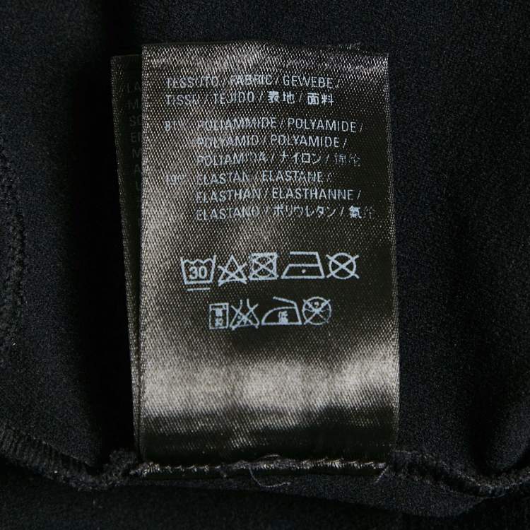 مملوكة مسبقًا Balenciaga Black Logo Print Jersey T-Shirt M