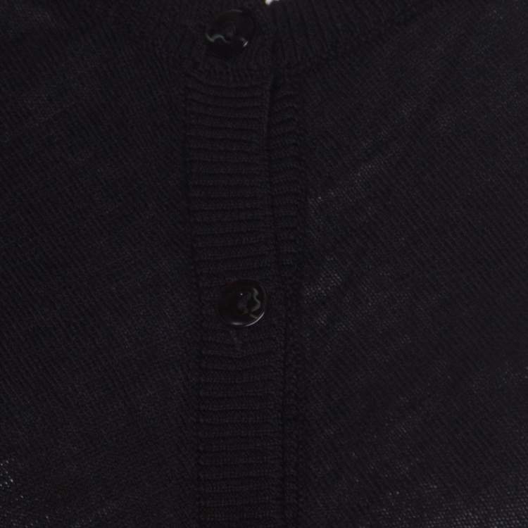 balenciaga black cardigan