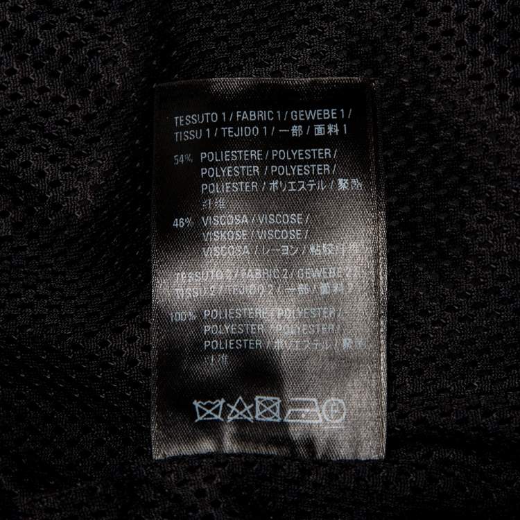 Pre Owned Balenciaga Black Synthetic Mesh Lined Running Shorts S