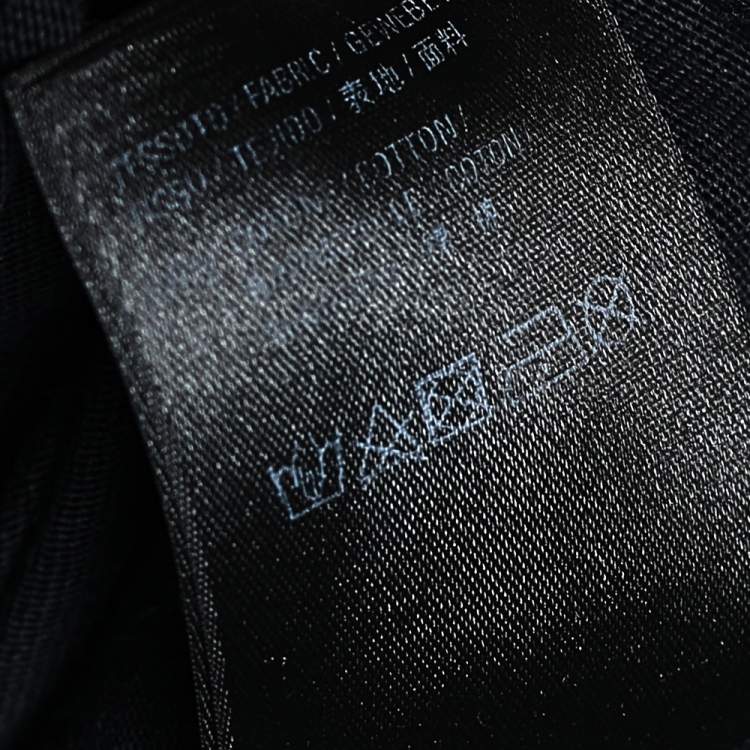 مملوكة مسبقًا Balenciaga Charcoal Grey Cotton Knit Oversized Crewneck T-Shirt M