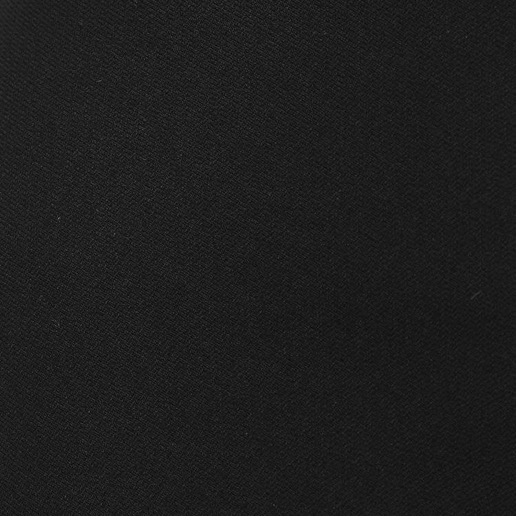 Pre Owned Balenciaga Black Crepe Pocket Wrap Detailed Asymmetric Skirt M