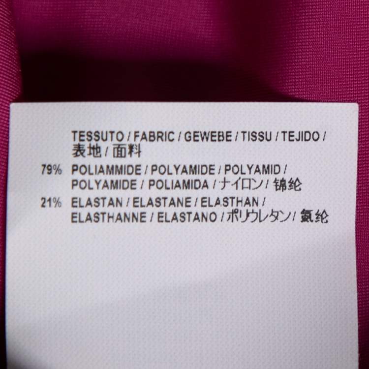 Pre Owned Balenciaga Pink Satin Strangled Choker Collar Boxy Blouse M