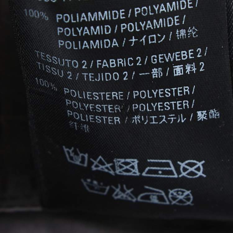 Pre Owned Balenciaga Colorblock Logo Printed Nylon Windbreaker Jacket XL