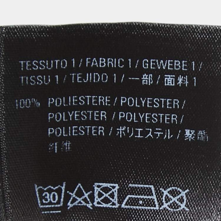 Pre Owned Balenciaga Black Jersey Logo-Tape Detail Joggers S
