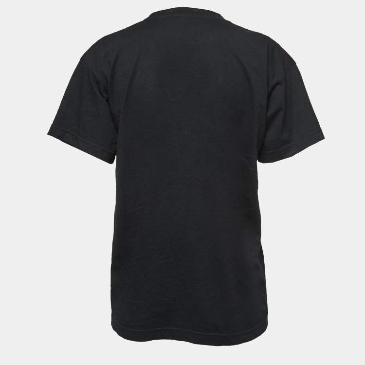 Balenciaga Oversized Printed Jersey T-Shirt