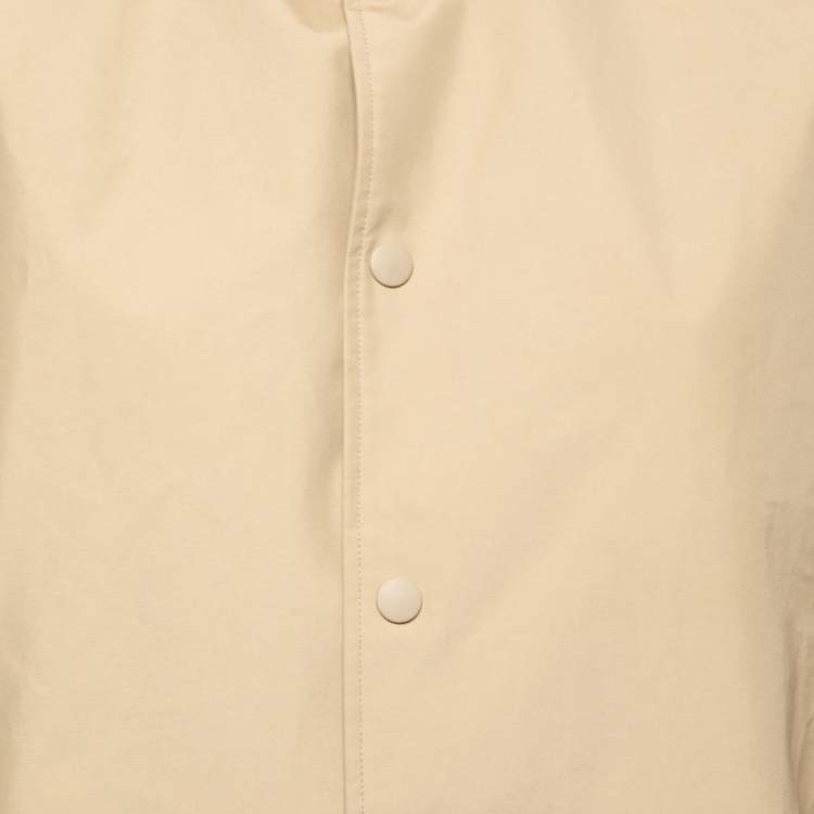 مملوكة مسبقًا Balenciaga Beige Synthetic Oversized Rain Jacket S