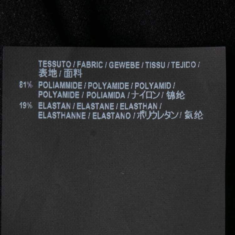 Pre Owned Balenciaga Black Logo Print Jersey Fitted T-Shirt S