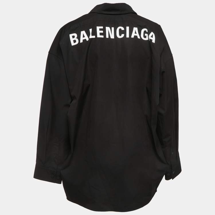 Balenciaga logo button on sale down