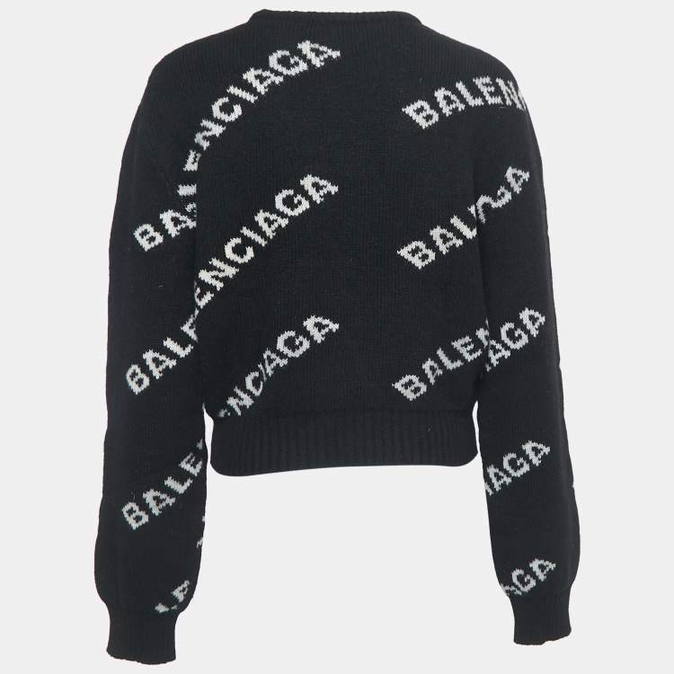 Balenciaga black jumper hotsell