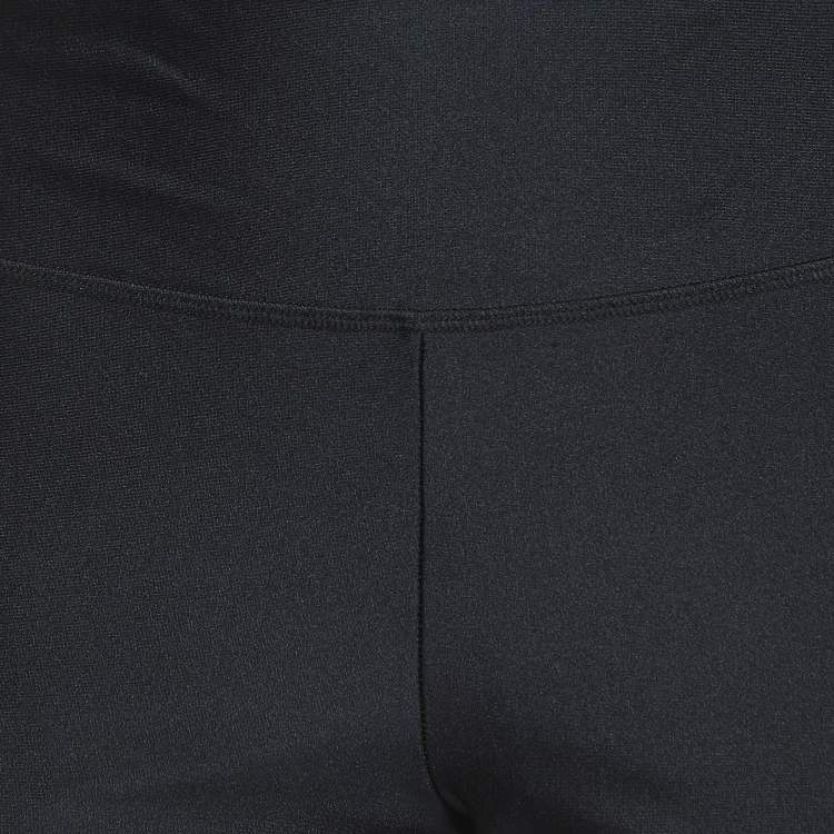 Pre Owned Balenciaga Navy Blue Jersey High Rise Leggings L