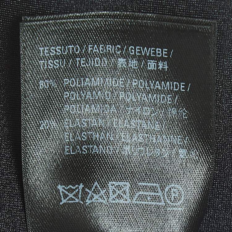Pre Owned Balenciaga Navy Blue Jersey High Rise Leggings L