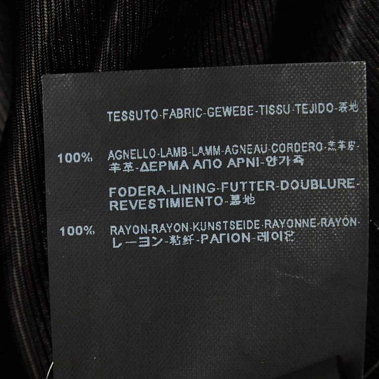 Pre Owned Balenciaga Black Leather Quilted Riders Jacket M