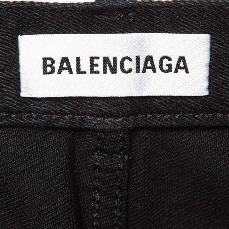 Pre Owned Balenciaga Black Denim Skinny Jeans S Waist 25"