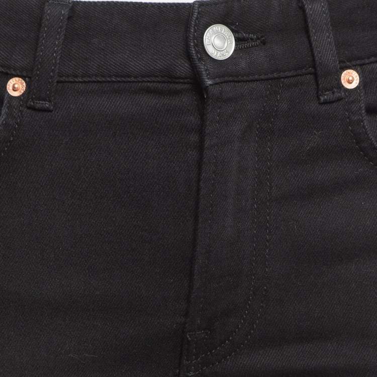 Pre Owned Balenciaga Black Denim Skinny Jeans S Waist 25"