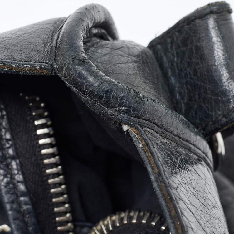 Pre Owned Balenciaga Deep Green Leather GSH Classic City Bag