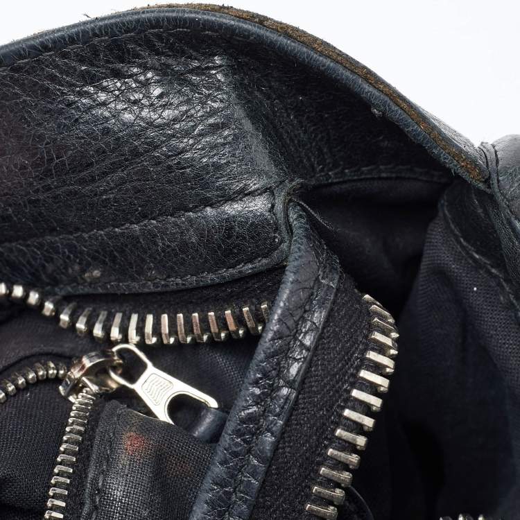 Pre Owned Balenciaga Deep Green Leather GSH Classic City Bag