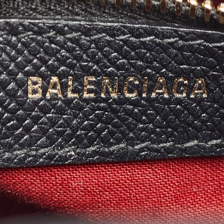 Pre Owned Balenciaga Black Leather XS Ville Satchel