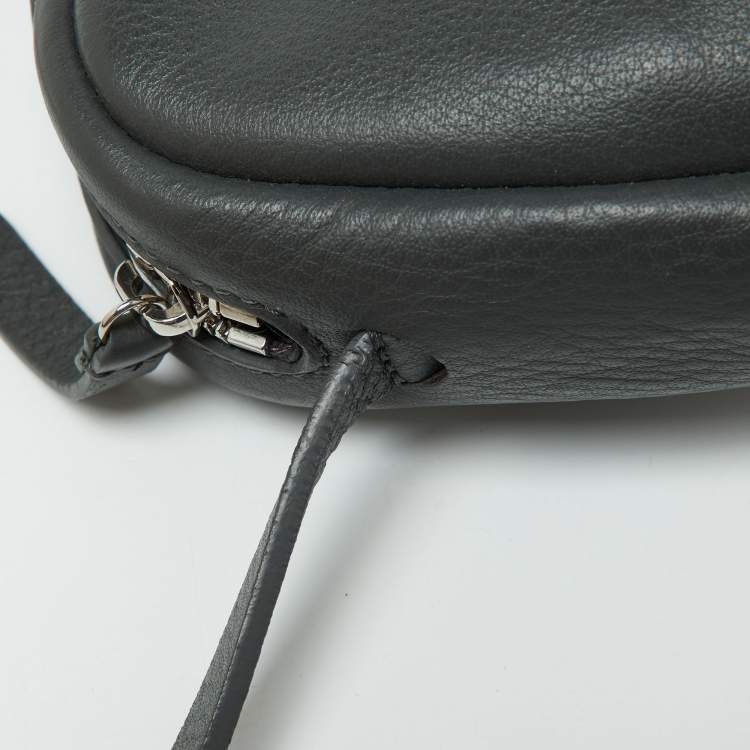 Pre Owned Balenciaga Grey Leather Extra Small Everyday Camera Bag