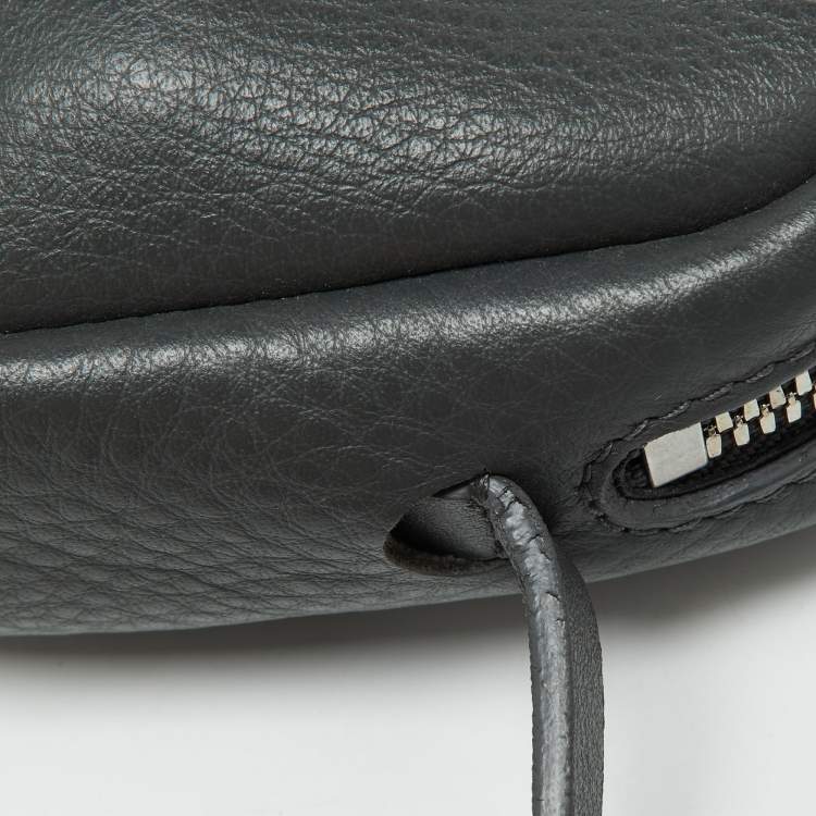 Pre Owned Balenciaga Grey Leather Extra Small Everyday Camera Bag