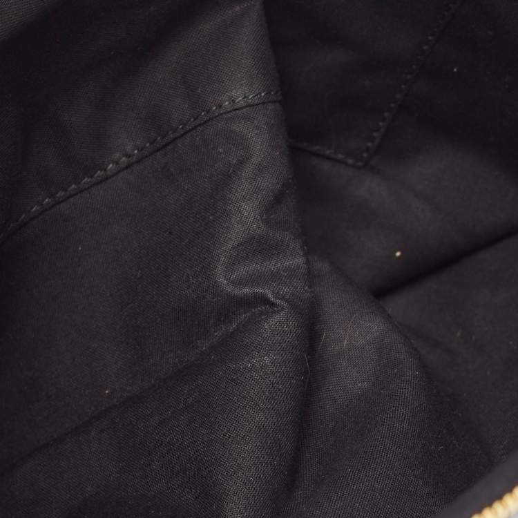 Pre Owned Balenciaga Black Leather Classic Hardware Small Pouch