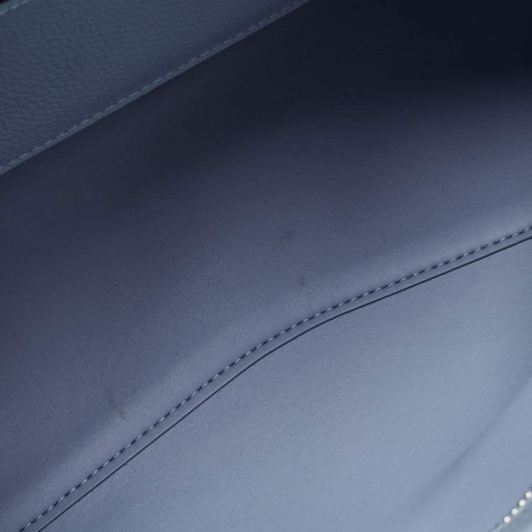 Pre Owned Balenciaga Light Blue Leather Small Neo Classic Tote