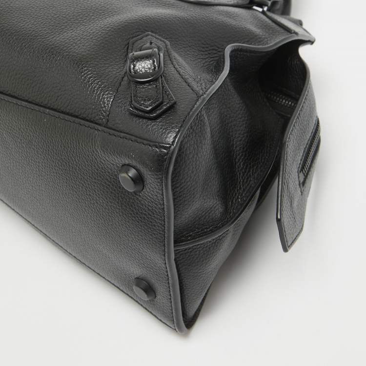 Pre Owned Balenciaga Black Leather Small Neo Classic Tote