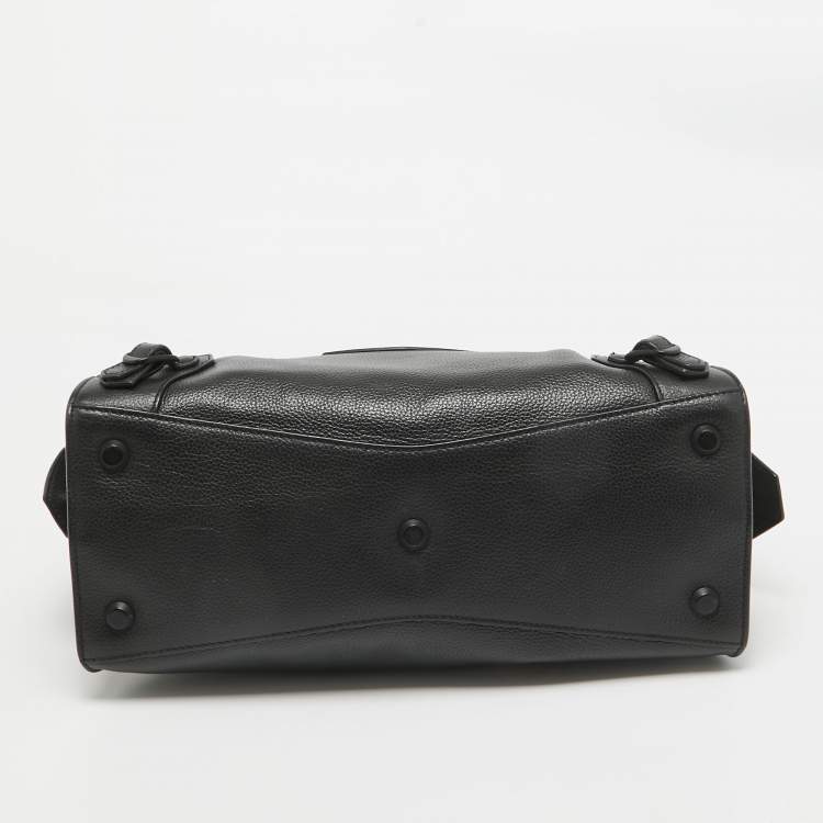 Pre Owned Balenciaga Black Leather Small Neo Classic Tote