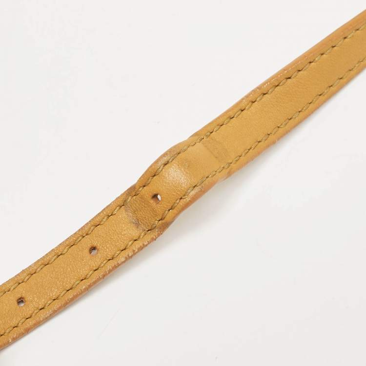 Pre Owned Balenciaga Mustard Leather Classic Hip Crossbody Bag