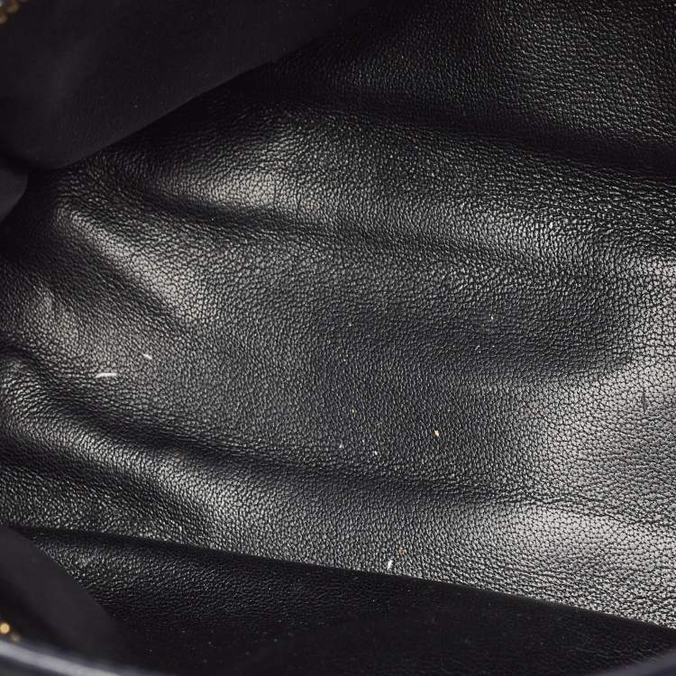 Pre Owned Balenciaga Navy Blue Python and Leather Mini Metallic Edge Classic City Bag