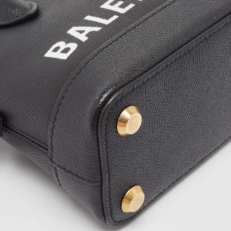 Pre Owned Balenciaga Black Leather XXS Ville Satchel