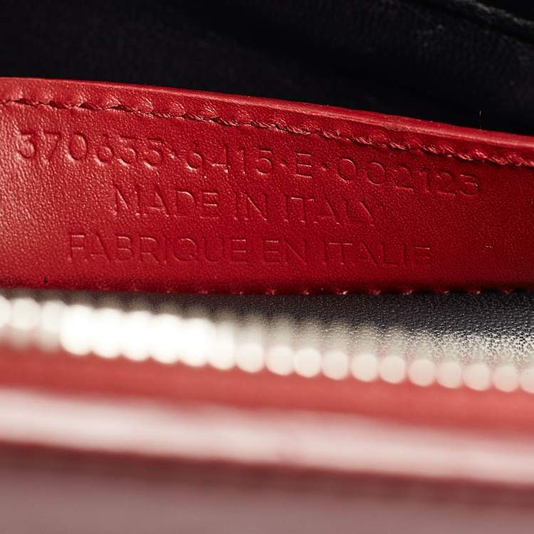Pre Owned Balenciaga Red Leather Le Dix Cartable Top Handle Bag