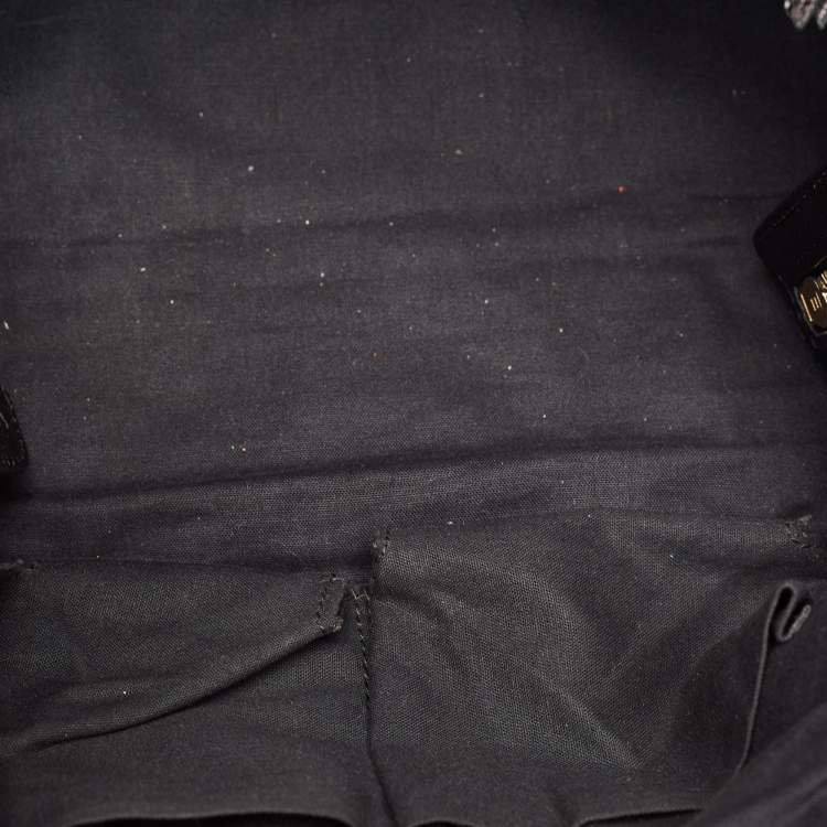 Pre Owned Balenciaga Black Leather Metallic Edge Classic City Bag