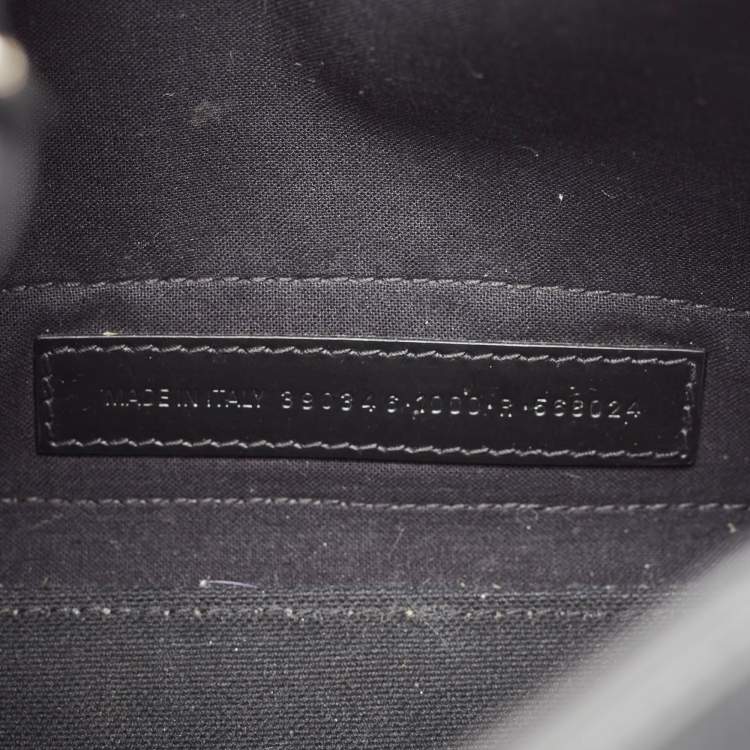 Pre Owned Balenciaga Black Canvas Leather XS Tote