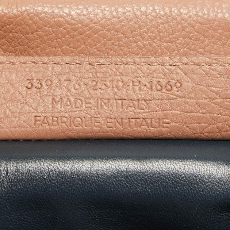 Pre Owned Balenciaga Old Rose Leather Tube Clasp Top Handle Bag
