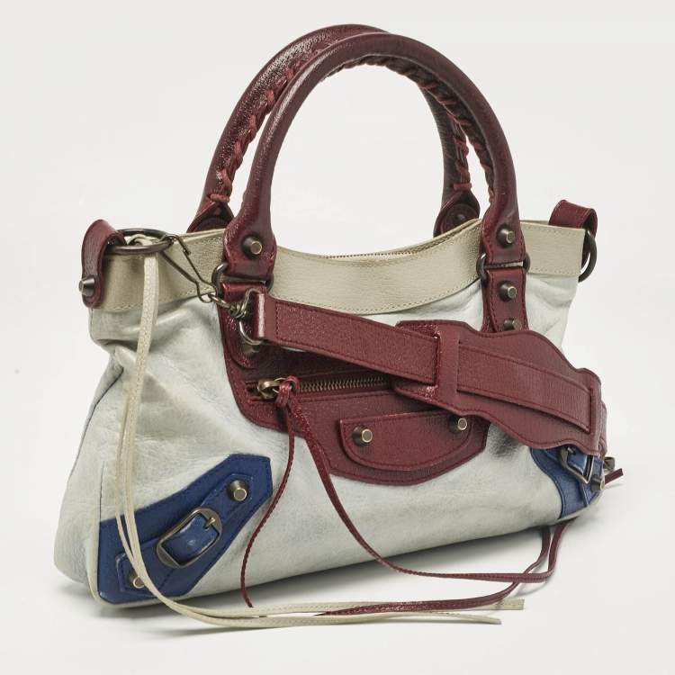 Pre Owned Balenciaga Multicolor Leather Classic First RH Bag