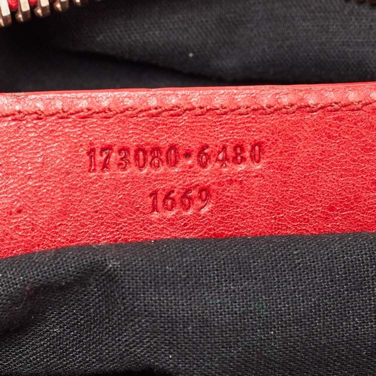 Pre Owned Balenciaga Red Leather GGH Work Tote