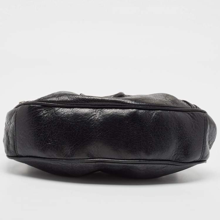 Pre Owned Balenciaga Black Leather XS Le Cagole Shoulder Bag