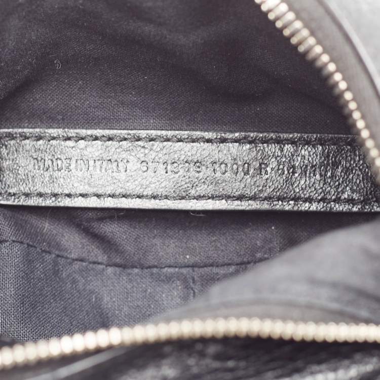 Pre Owned Balenciaga Black Leather XS Le Cagole Shoulder Bag