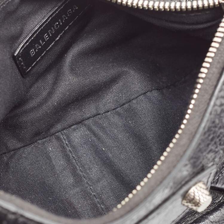 Pre Owned Balenciaga Black Leather XS Le Cagole Shoulder Bag