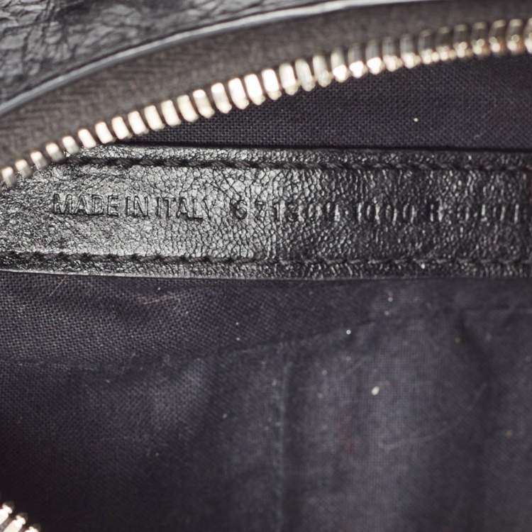 Pre Owned Balenciaga Black Leather XS Le Cagole Shoulder Bag