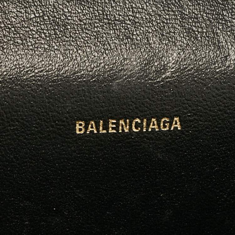 Pre Owned Balenciaga Burgundy Croc Embossed Leather Sharp Shoulder Bag