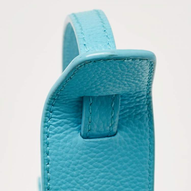 Pre Owned Balenciaga Light Blue Leather Mini Neo Classic City Tote