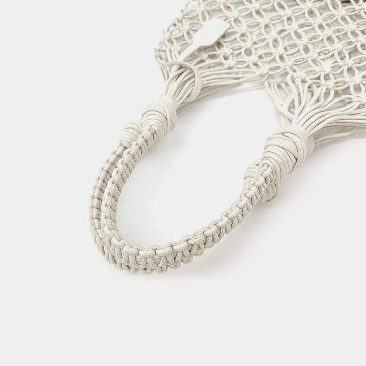 Pre Owned Miu Miu Woven Nappa Mesh Bag