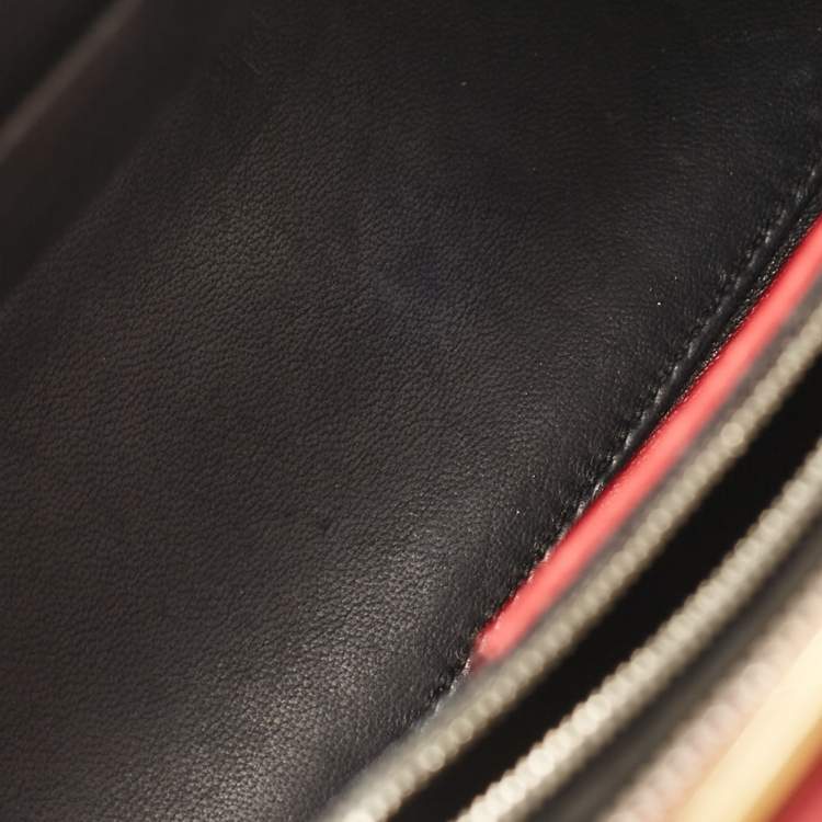 Pre Owned Balenciaga Red Leather Le Dix Cartable Top Handle Bag