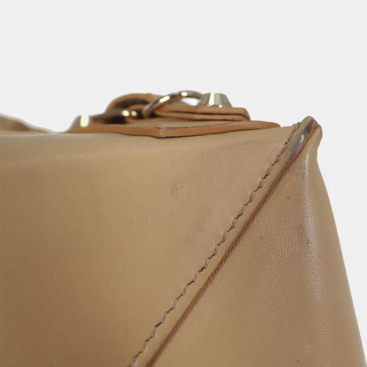 Pre Owned Balenciaga Papier A4 Leather Crochet Tote Bag
