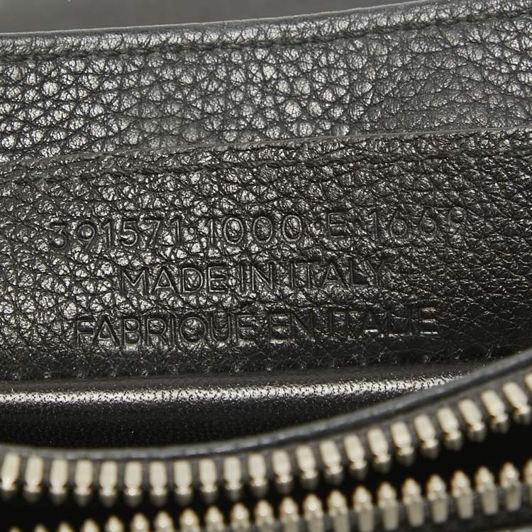 Pre Owned Balenciaga Black Alligator and Leather Le Dix Cartable Top Handle Bag