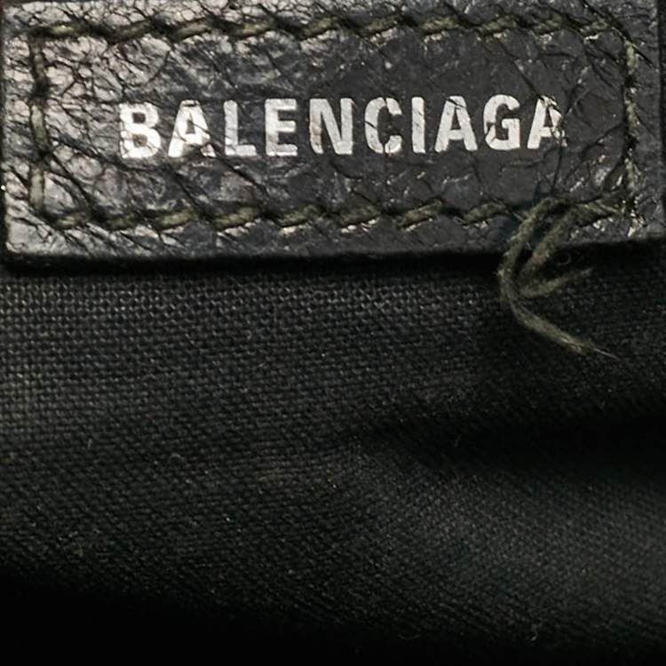 Pre Owned Balenciaga Black Leather Mini Classic City Bag