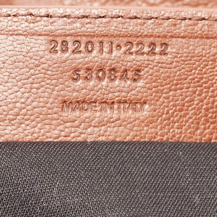 Pre Owned Balenciaga Brown Leather RH Classic Envelope Clutch